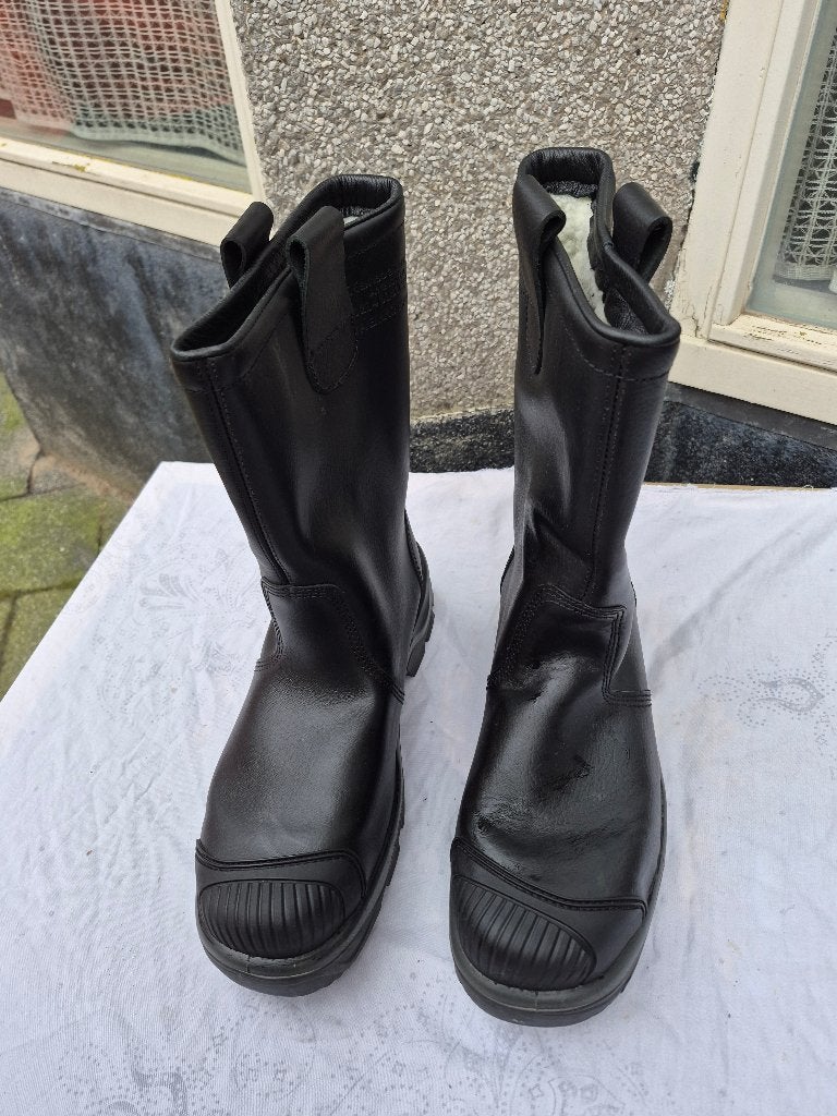 Bata werklaarzen werkschoenen, leren laarzen, wandelschoenen, Ophalen, Hoge laarzen, Zwart, Nieuw