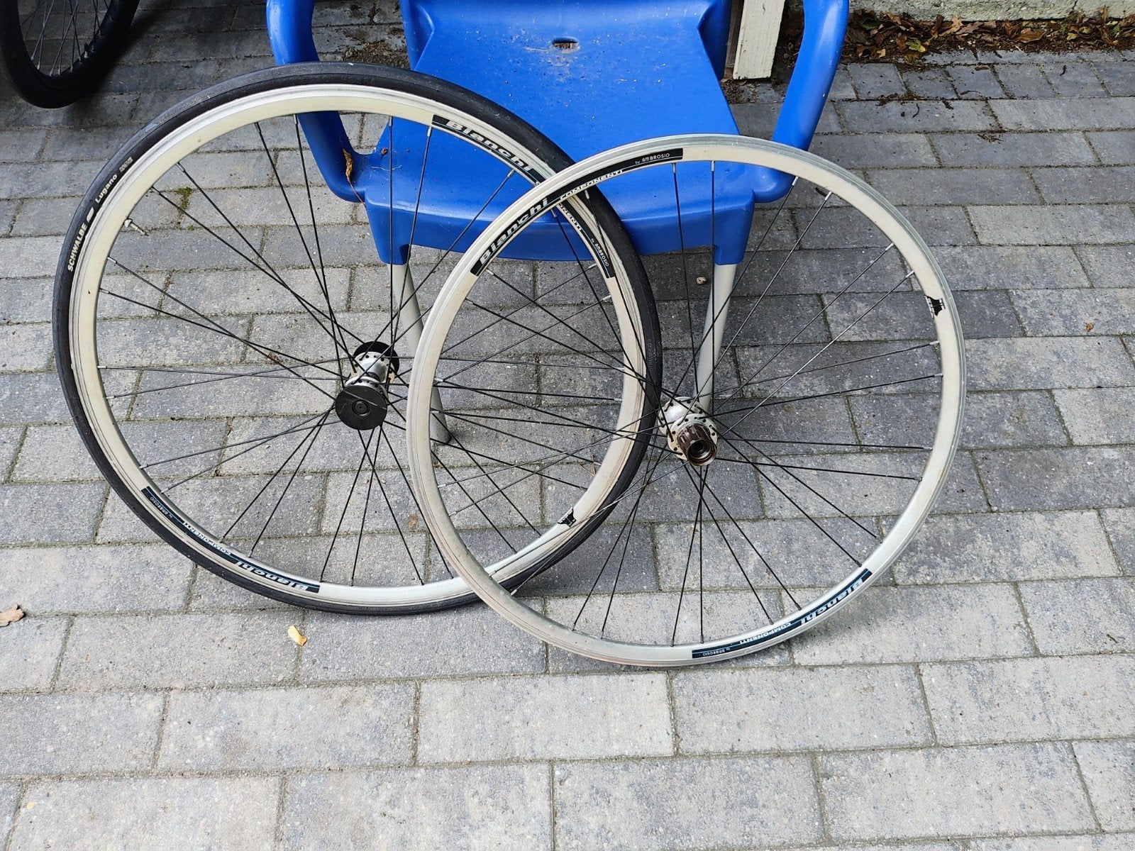 Bianchi Ambrosio Velgset - Oud/Antiek - Bianchi Componenti, Wiel, Gebruikt, Ophalen of Verzenden, Bianchi