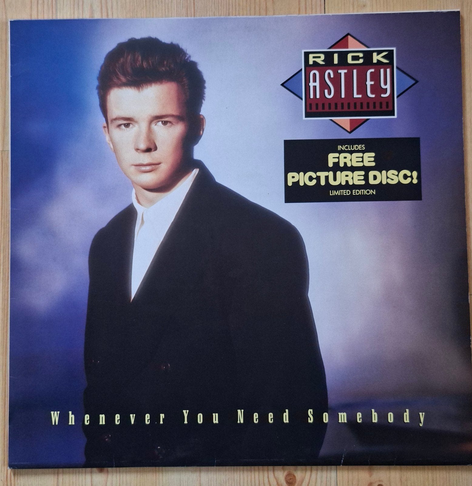 Lp rick astley, Ophalen of Verzenden, 1980 - 1989, Gebruikt, 12 inch