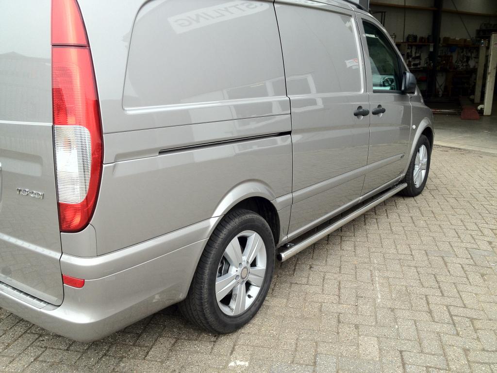 Mercedes-Benz Vito W639 (na 2003) Sidebars ronde buis, Auto diversen, Tuning en Styling, Niet ingevuld, Niet ingevuld, Niet ingevuld