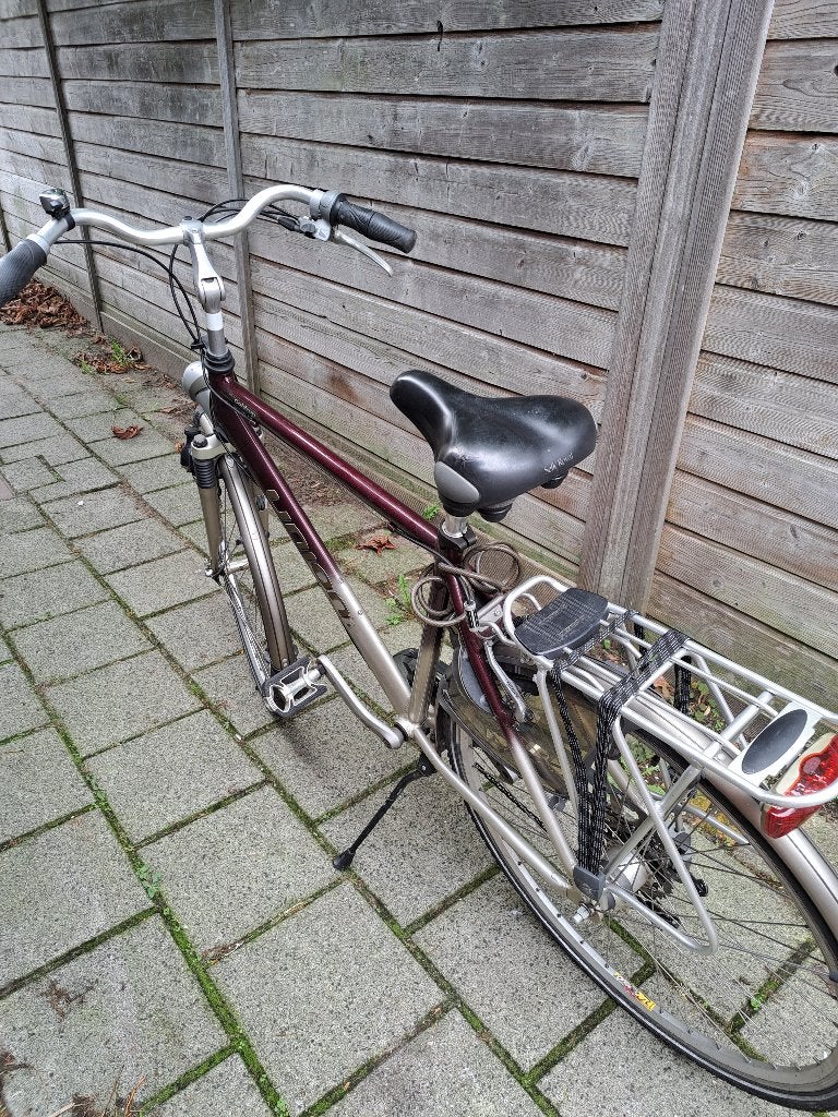 Herenfiets te koop, Fietsen en Brommers, Gebruikt, Versnellingen, 65 cm of meer, Trommelrem