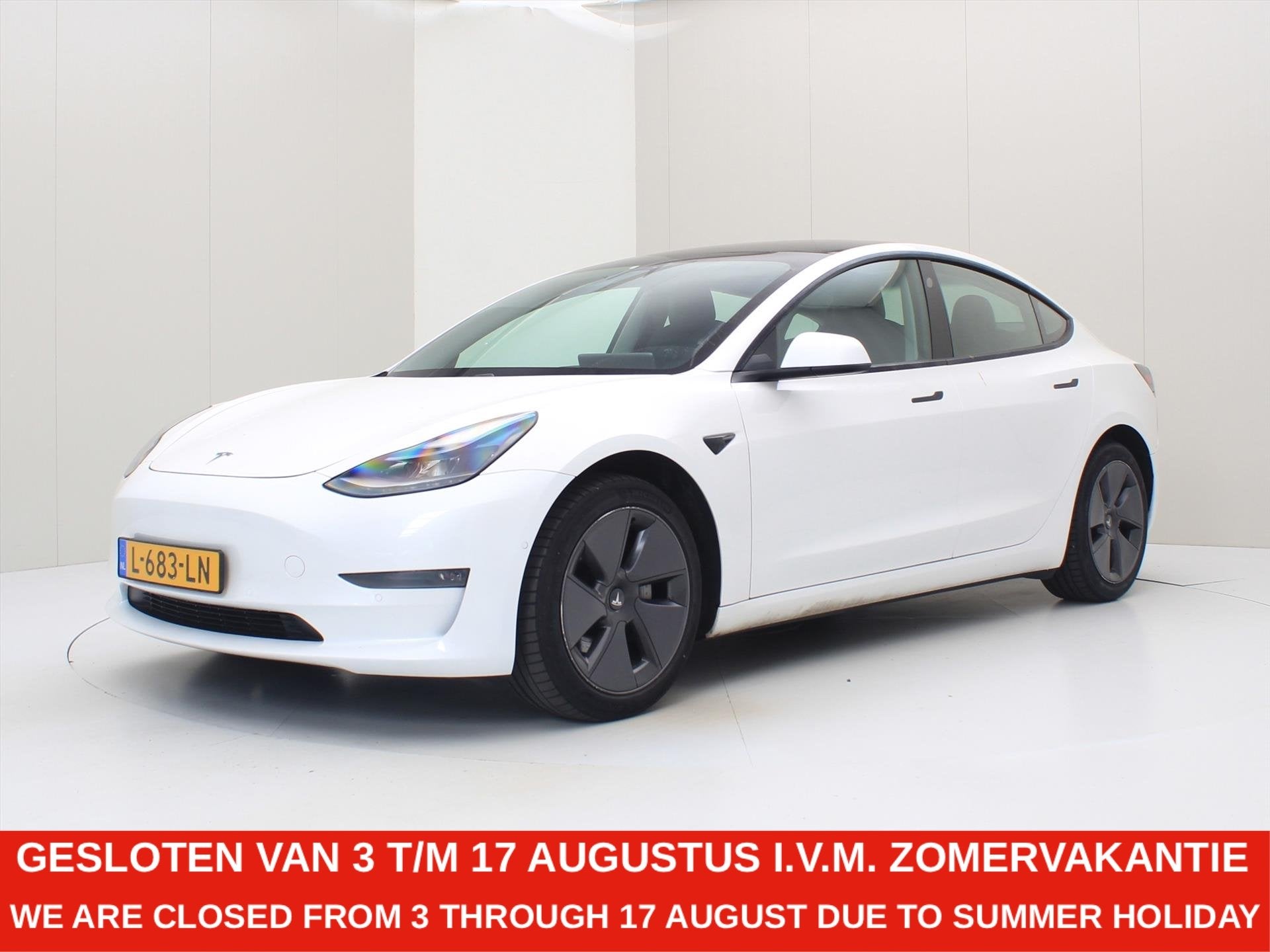 Tesla Model 3 Long-Range AWD 351pk 75 kWh 98.9% SoH FACELIFT, Automaat, Gebruikt, Zwart, Adaptive Cruise Control