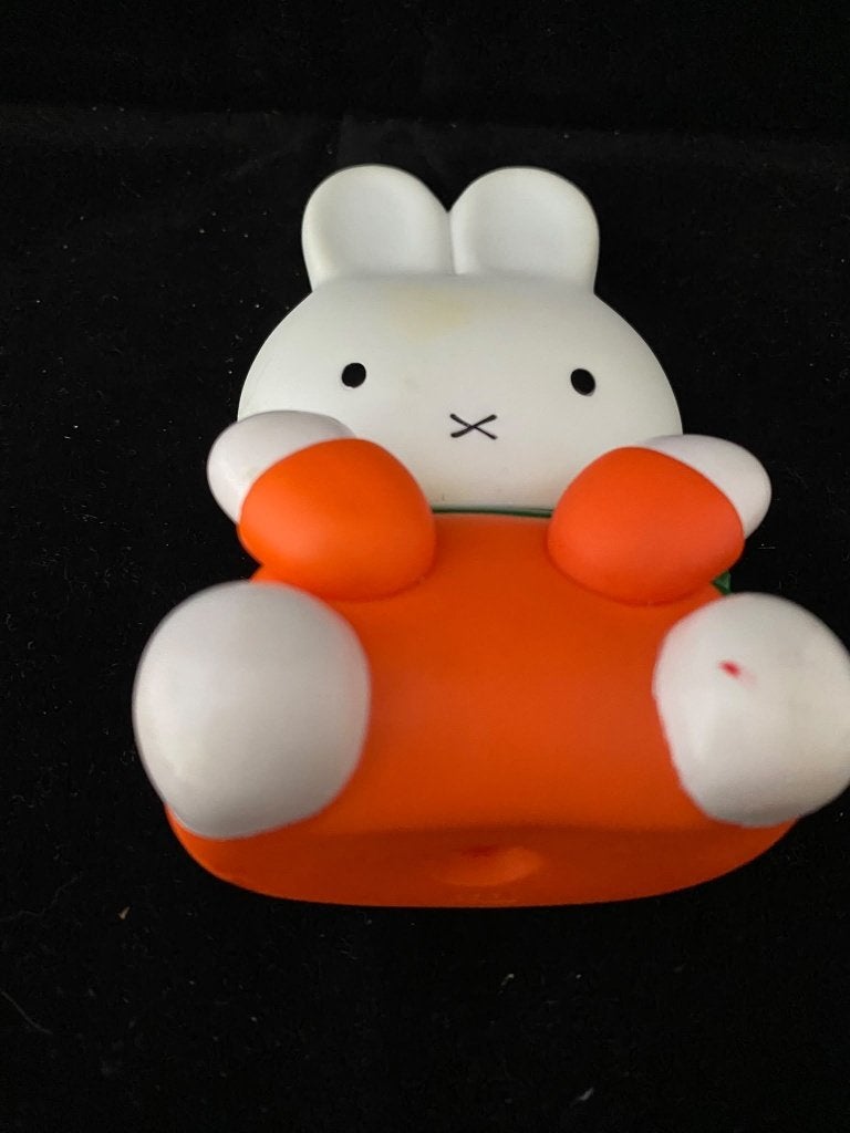 Vintage 1986 "Miffy / Nijntje" Squeak Rubber Toy, Verzamelen, Ophalen of Verzenden, Gebruikt