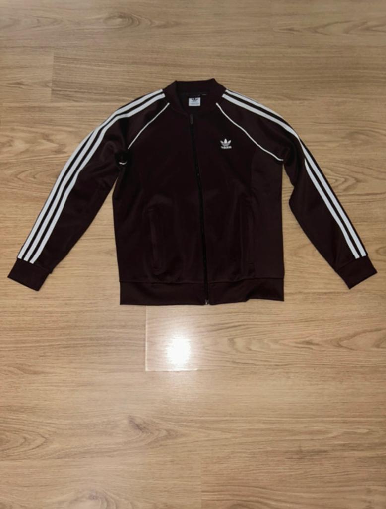 Adidas vest donker bruin, Ophalen of Verzenden, Zo goed als nieuw, Bruin
