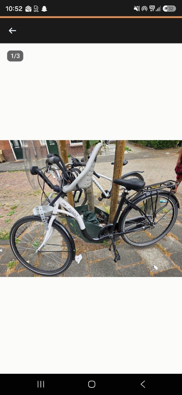 Damesfiets met kinderzitje - Gazelle Avant, Fietsen en Brommers, Fietsen | Dames | Damesfietsen, Ophalen, Velgrem, Versnellingen