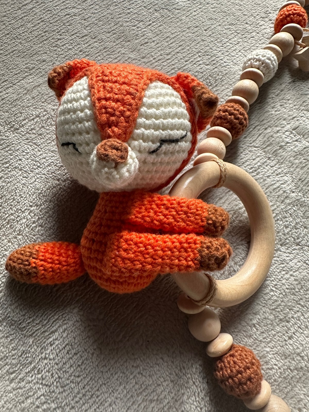 Speelketting kinderwagen ketting kraamcadeau vos nieuw, Ophalen of Verzenden, Nieuw