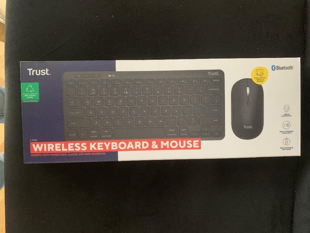 Trust Wireless keyboard & mouse NIEUW, Ophalen of Verzenden, Nieuw