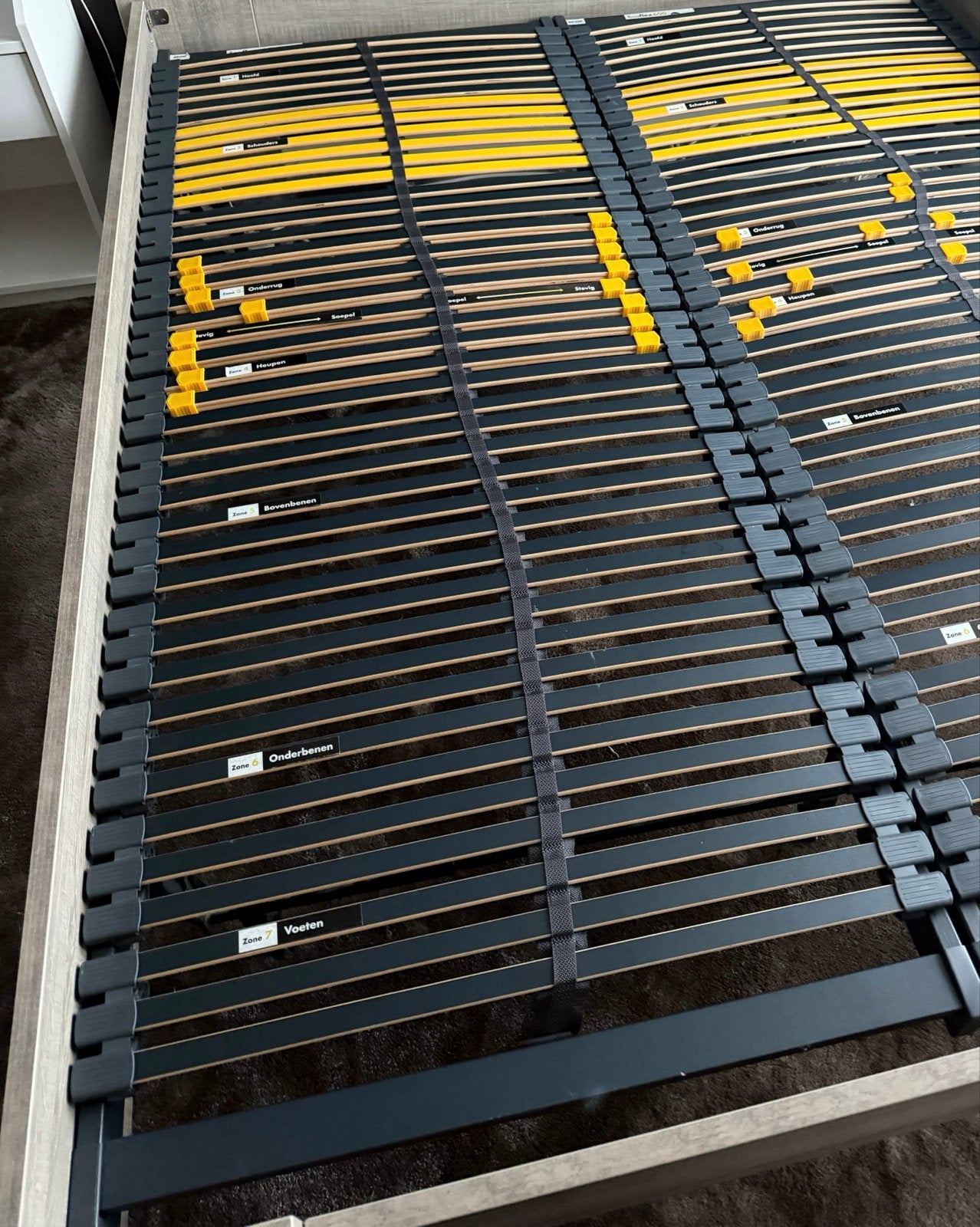 Bossflex lattenbodem 80x200, Ophalen, Eenpersoons, Zo goed als nieuw, 80 cm