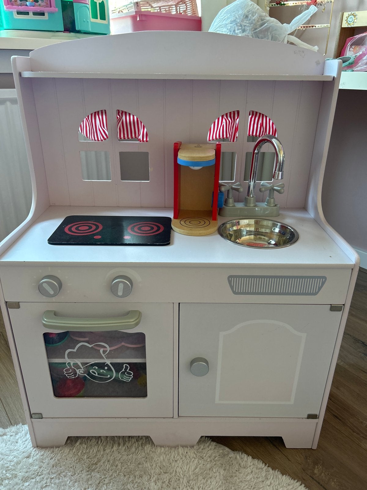 Houten Speelkeuken met Accessoires, Ophalen, Gebruikt, Hout, Speelkeuken