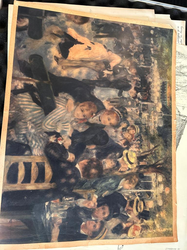 Vintage Renoir poster - Bal du moulin de la Galette, Ophalen