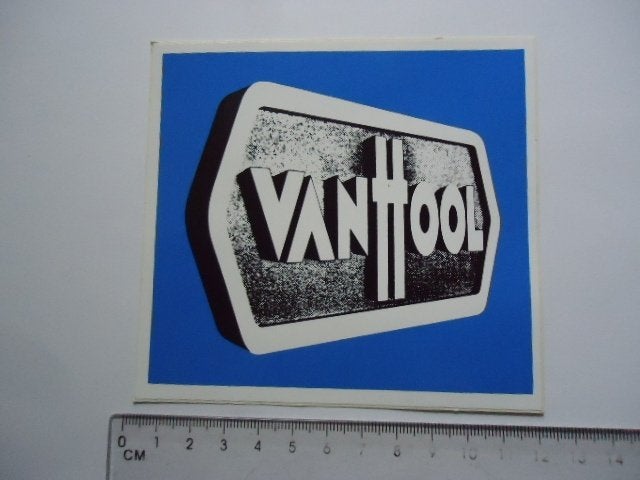 sticker oud Van Hool logo vintage retro belgie bus autobus ., Verzenden, Zo goed als nieuw, Bedrijf of Vereniging