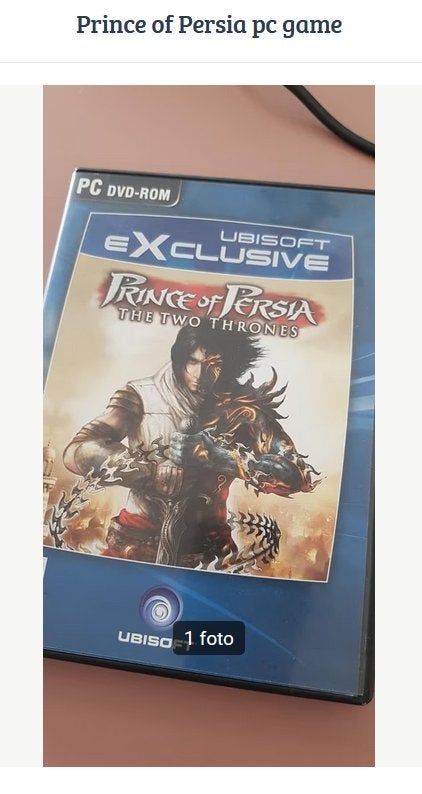 2 games! Prince of Persia:The sands of time, The two thrones, Spelcomputers en Games, Avontuur en Actie, 1 speler, Ophalen of Verzenden