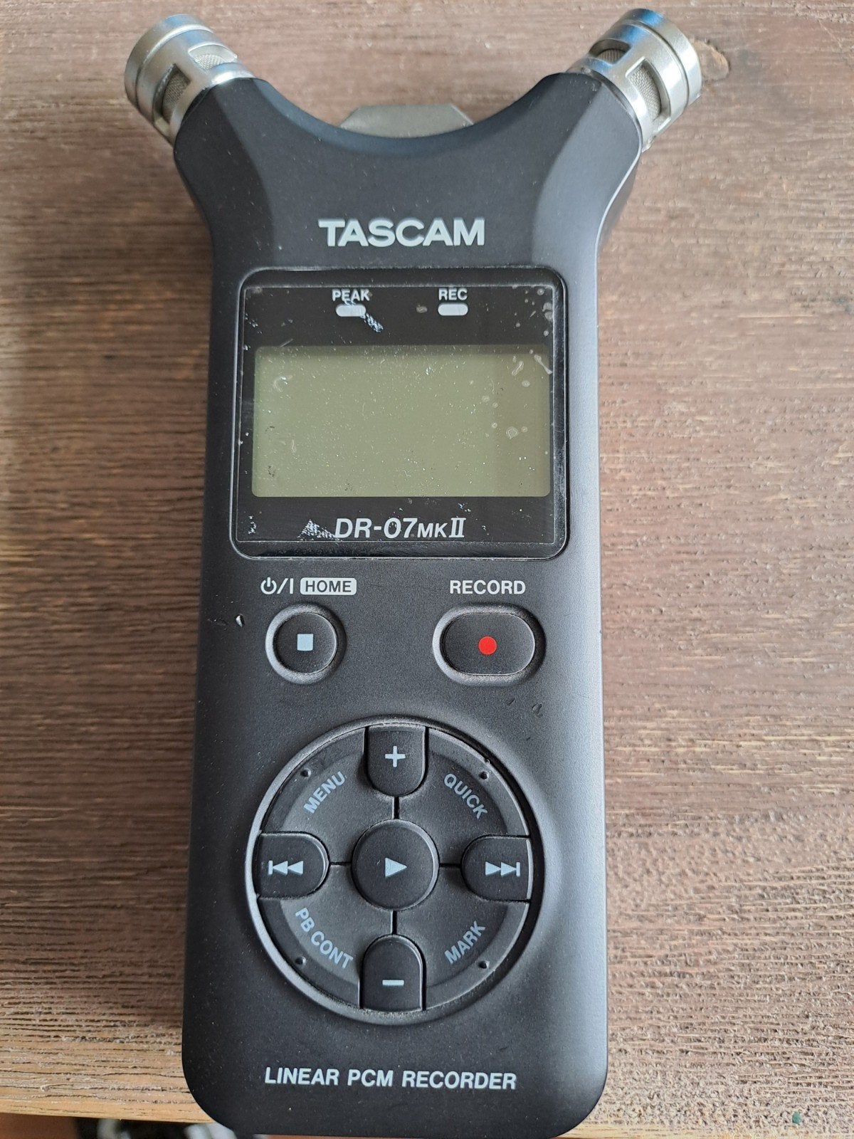 Tascam DR-07mkII Linear PCM Recorder, Ophalen of Verzenden, Gebruikt, Audio
