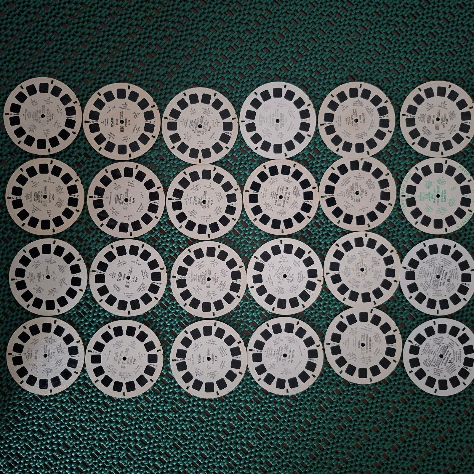 Vintage View-Master Schijven - Diverse Wereldreizen, Ophalen of Verzenden, Gebruikt