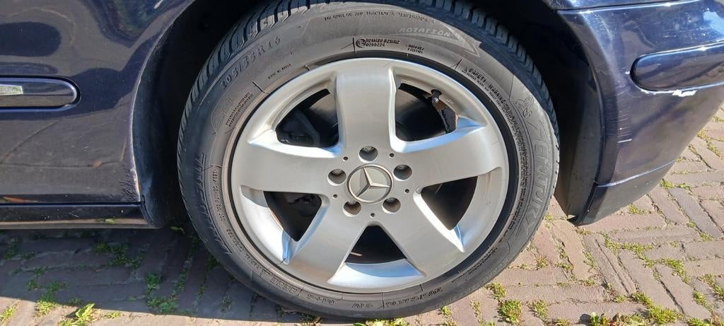 W203  C-klasse 16 inch lichtmetalen velgen in z.g. staat, Auto-onderdelen, Banden en Velgen, Ophalen, Gebruikt, 16 inch, Banden en Velgen