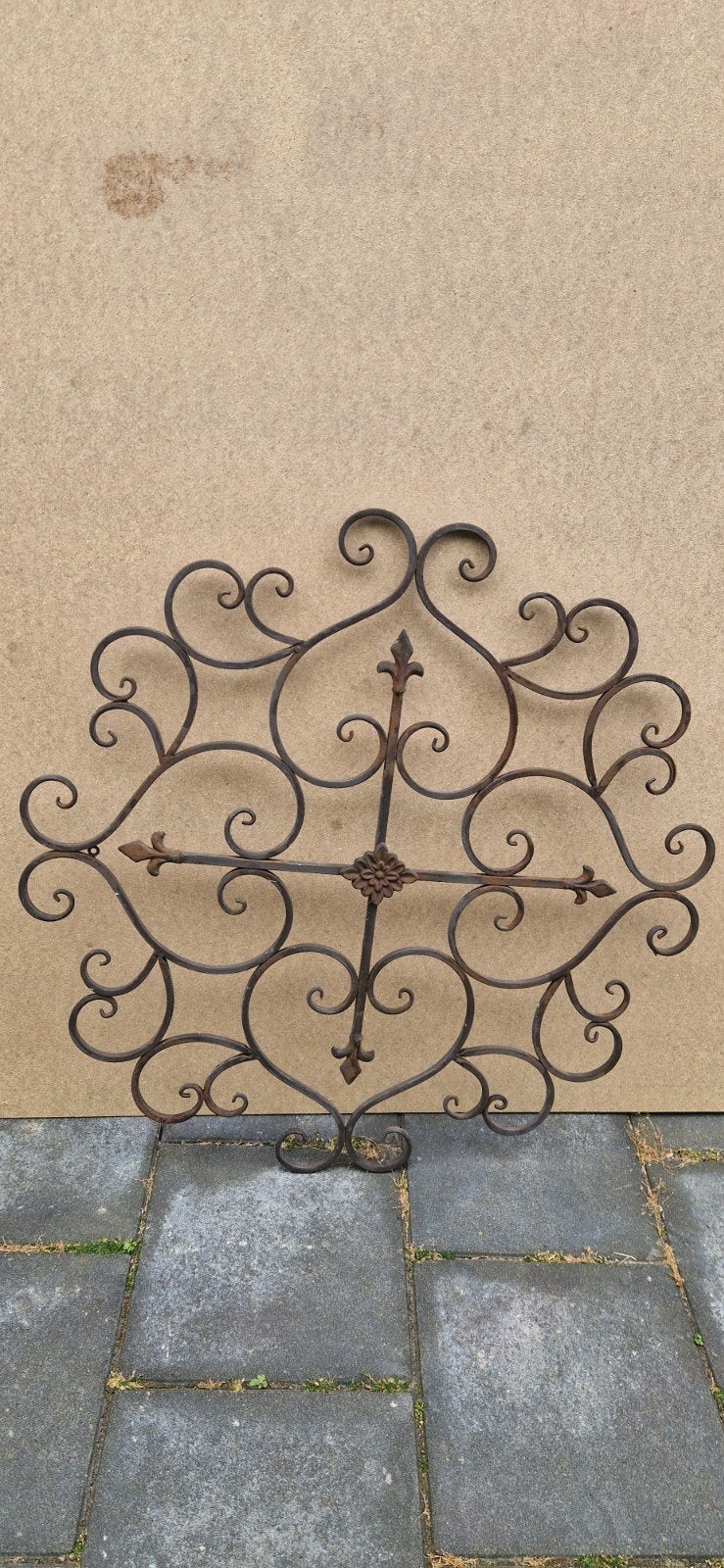 Gietijzeren tuin decoratie, Tuin en Terras, Ophalen, Gebruikt