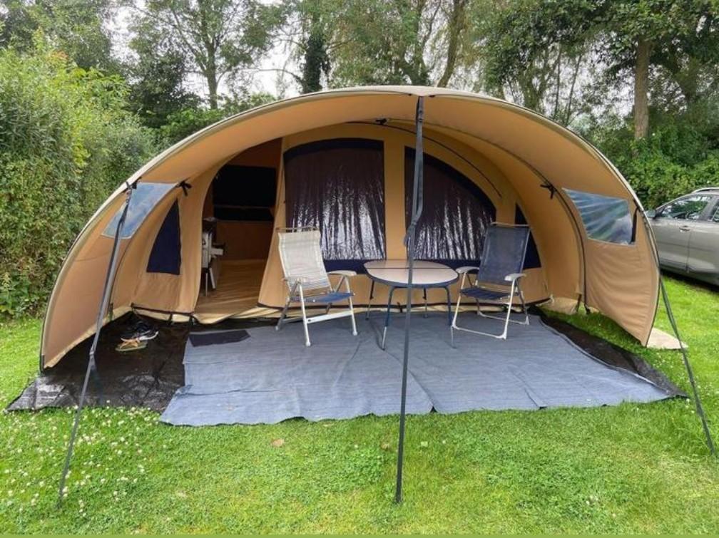 Cabanon Columbia + keuken, Goed onderhouden, 100% waterdicht, Caravans en Kamperen, Tenten, Ophalen, Meer dan 6
