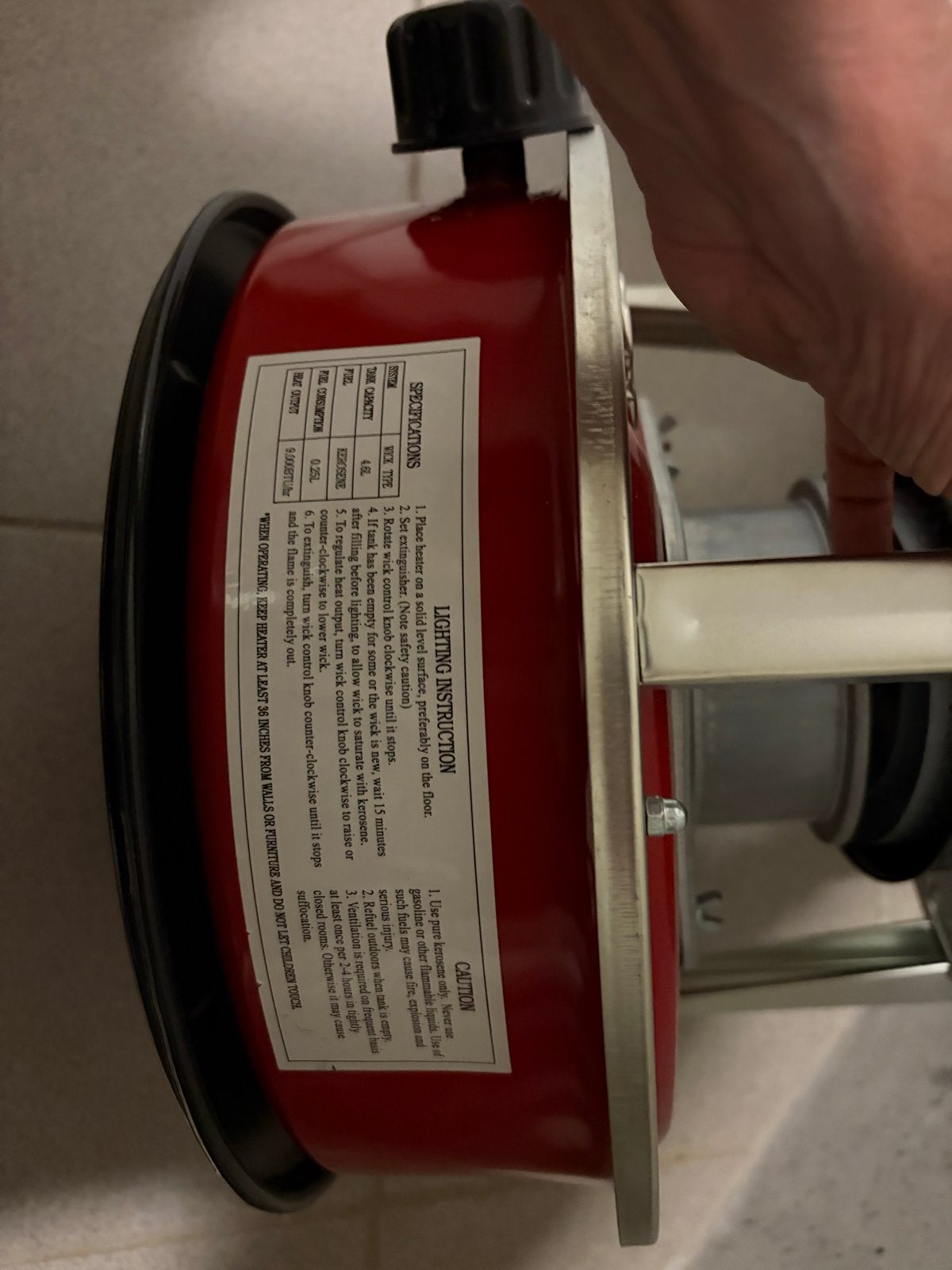 Kerosine Space Heater - Petroleumkachel met 20l brandstof, Ophalen, Overige brandstoffen, Nieuw, Petroleumkachel