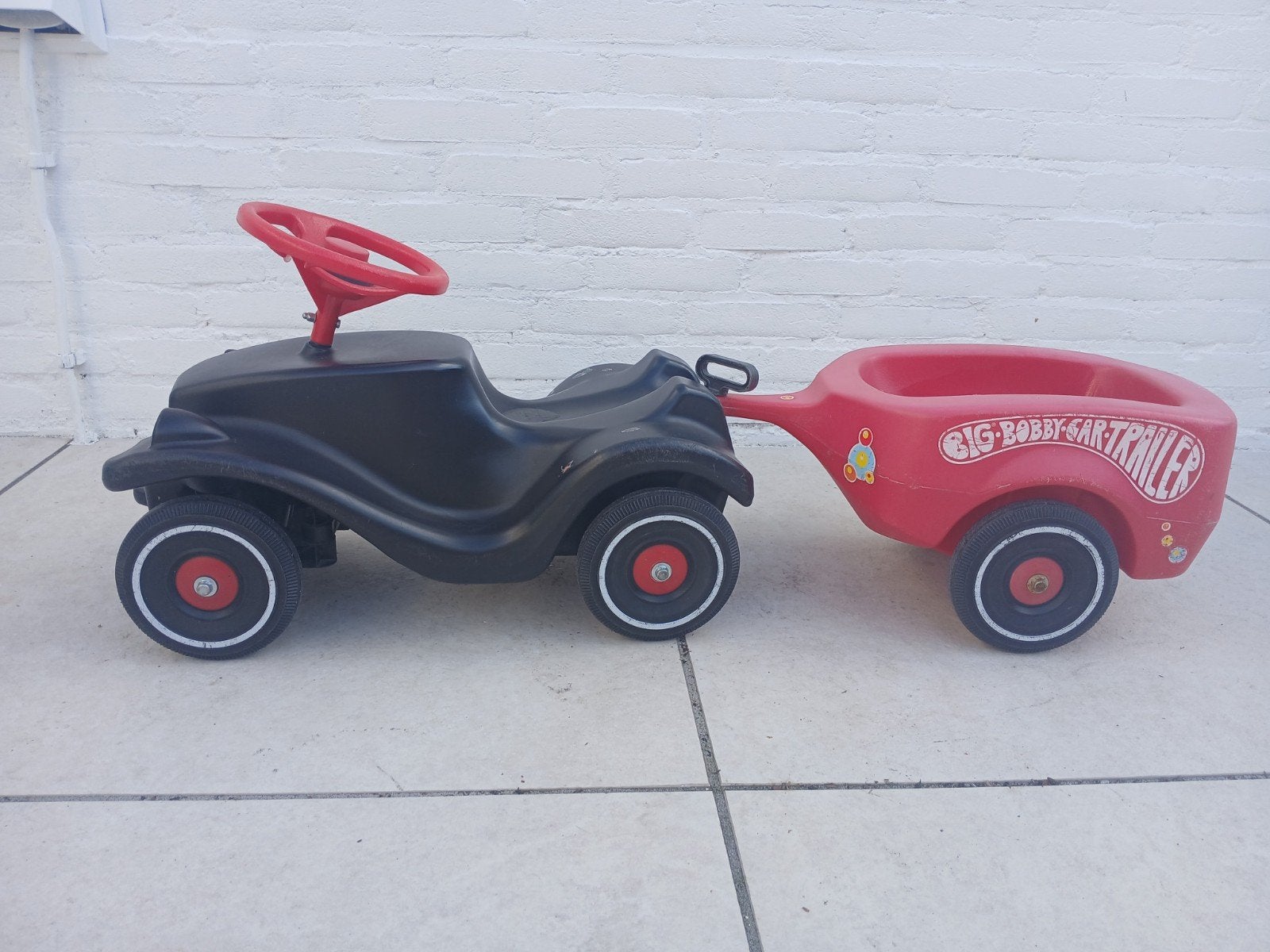 BIG Bobby Car met aanhanger, Kinderen en Baby's, Ophalen, Gebruikt