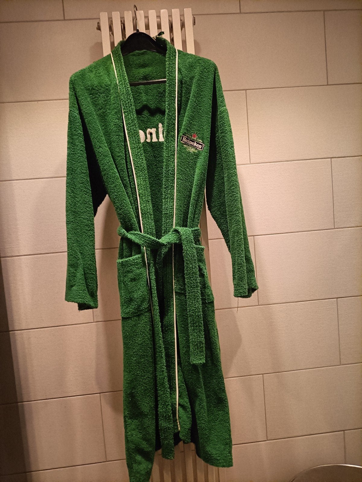 Heineken badjas, Ophalen of Verzenden, Zo goed als nieuw, Maat 56/58 (XL), Heineken
