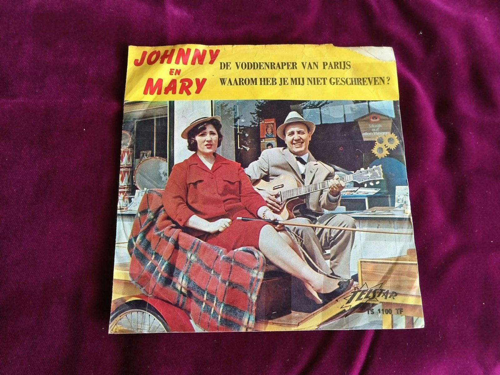 Johnny en Mary - De Voddenraper van Parijs / Waarom, Gebruikt, 7 inch, Ophalen of Verzenden, EP