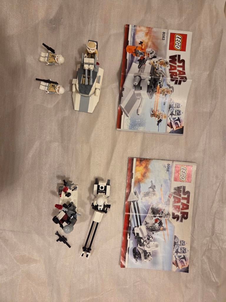 Lego Star Wars sets 8083 en 8084 met minifiguren en boekjes, Kinderen en Baby's, Speelgoed | Duplo en Lego, Gebruikt, Star Wars