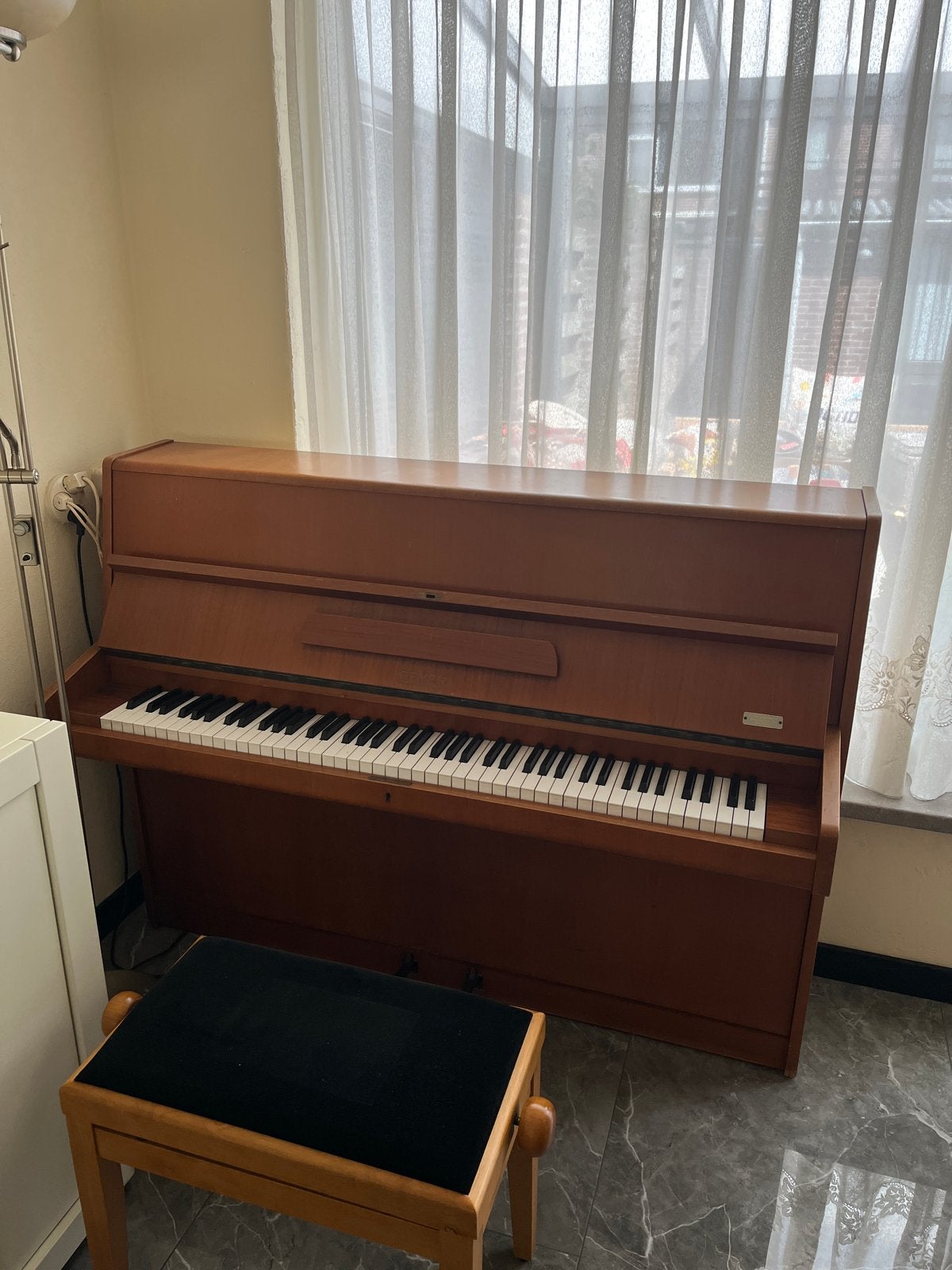 Geyer Piano - Klassiek en Elegant, Ophalen, Gebruikt, Bruin, Piano