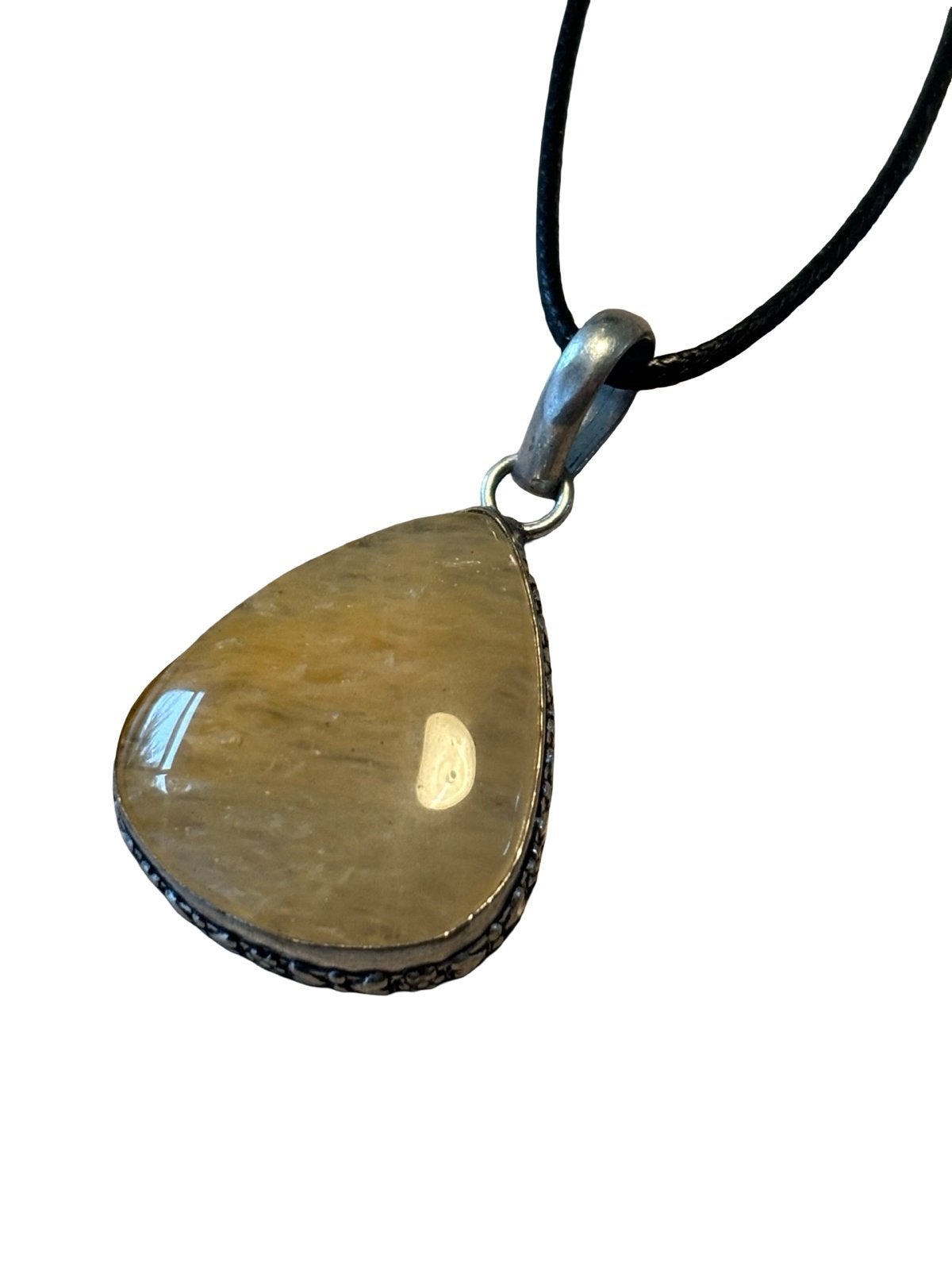 Gele Aventurijn Edelsteen Ketting Sieraden Edelstenen, Vanbeeksaar4@gmail.com, Geel, Nieuw, Ophalen of Verzenden