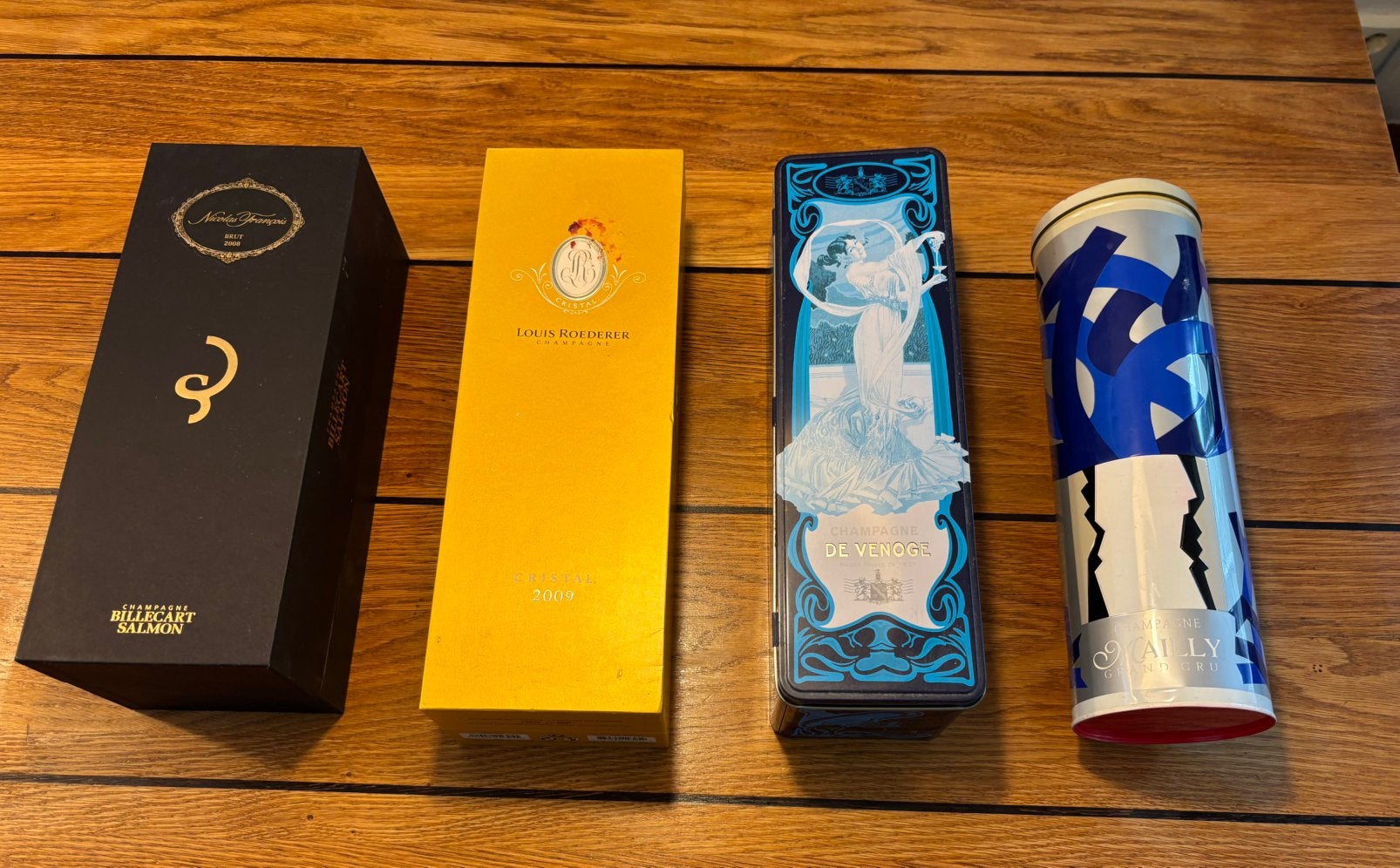 Champagne dozen, kurken, muselets en capsules, Ophalen, Gebruikt