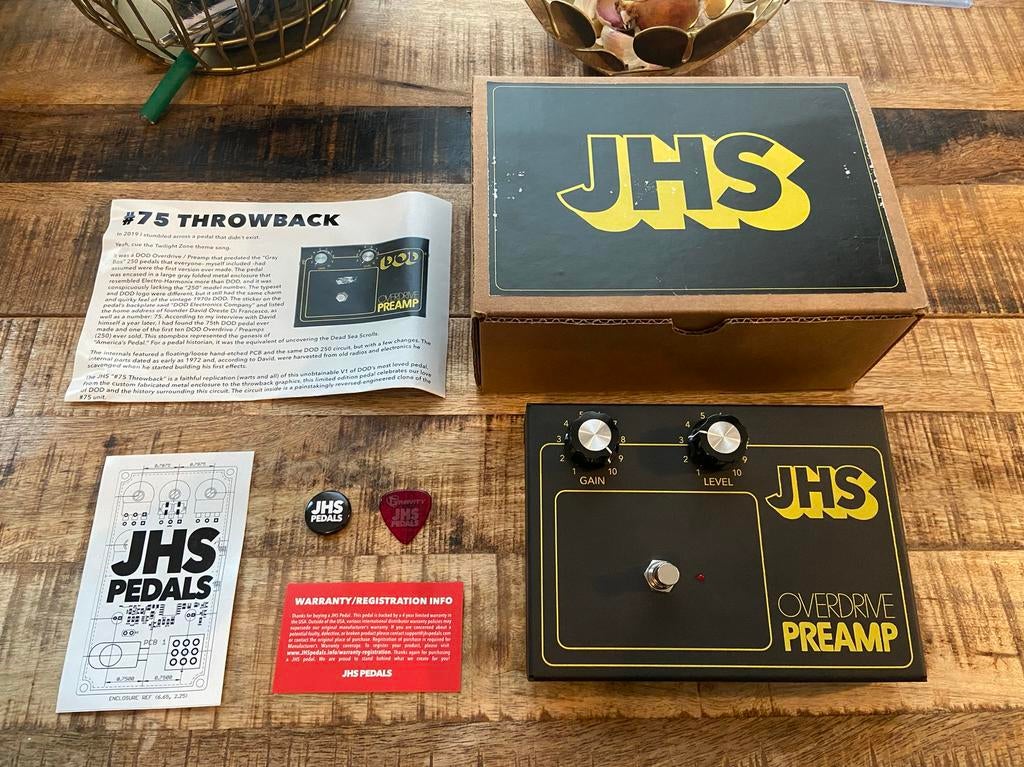JHS Overdrive Preamp - Throwback #75 Big Box., Ophalen, Nieuw, Distortion, Overdrive of Fuzz