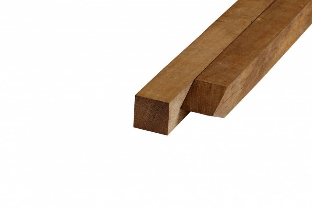 Palen, Hardhout 40x40mm - Vanaf €0,95, Ophalen, Palen, Nieuw, Hardhout