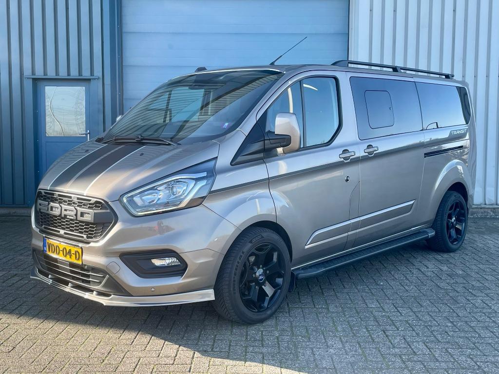 Ford Transit Custom 2.0 EcoBlue | ACC | Camera | Navigatie, Auto's, Bestelauto's, Stof, 1995 cc, 4 cilinders, 1650 kg
