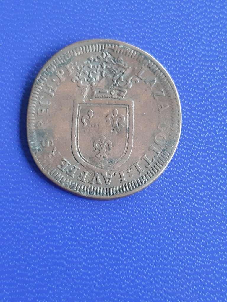 1663-1709 jeton L.G. Lauffer Lodewijk XIV, Postzegels en Munten, Verzenden, Frankrijk, Losse munt