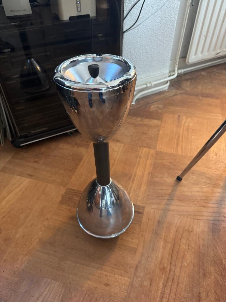 Design Jaren 50 60 Asbak Chrome Rock 'Roll, Ophalen of Verzenden, Gebruikt
