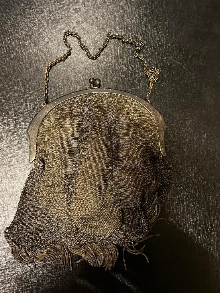 Zilveren tas hoog gehalte 935, 313 gram, Antiek en Kunst, Ophalen of Verzenden, Zilver