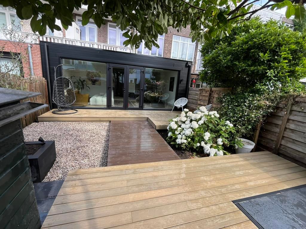 Bestrating,duglas schutingen,houten of composiet terrassen., Garantie, Tuinonderhoud of Snoeiwerk