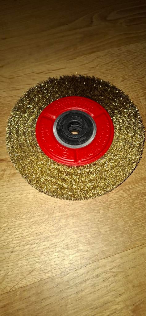 MESSING borstel voor slijpmachine, Doe-het-zelf en Verbouw, Gereedschap | Machine-onderdelen en Toebehoren, Nieuw, Ophalen of Verzenden