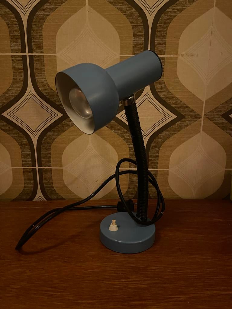 Vintage Gooseneck Bureaulamp, Verzamelen, Retro, Ophalen of Verzenden