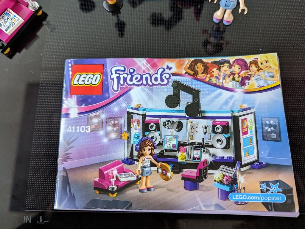 Lego Friends 41103 Popster Opnamestudio, Ophalen of Verzenden, Zo goed als nieuw, Complete set, Lego