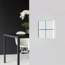 Basalte KNX taster front 4 voudig - Nieuw, Doe-het-zelf en Verbouw, Elektra en Kabels, Ophalen of Verzenden, Nieuw, Schakelaar