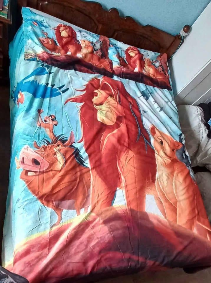 Disney dekbed overtrekken, Huis en Inrichting, Slaapkamer | Beddengoed, Zo goed als nieuw, Dekbedovertrek, Tweepersoons, Overige kleuren