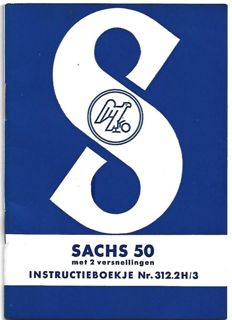 Sachs 50 bromfiets blok instuctieboek handleiding (5143z), Ophalen of Verzenden, Gebruikt