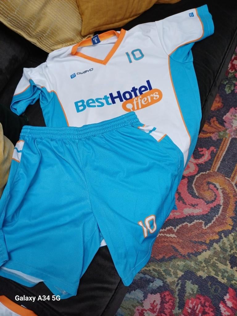 (Zaal)voetbal tenue, Onbekend, Blauw, Overige maten, Ophalen of Verzenden