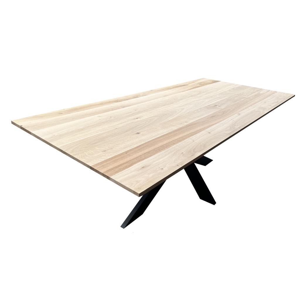 Eiken tafel | eettafel | eiken eettafel | €180m² | RECHT, Huis en Inrichting, Tafels | Eettafels, Ophalen, Eikenhout, 50 tot 100 cm