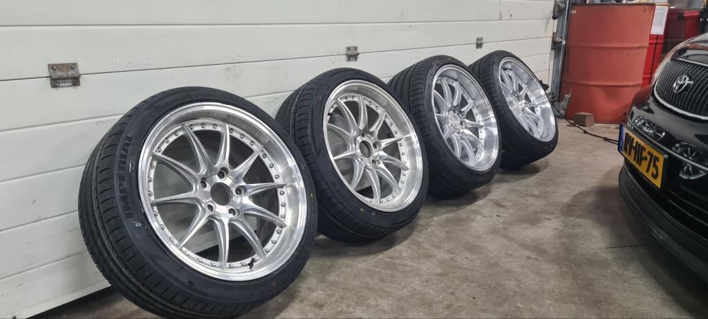 Grote voorraad lichtmetalen velgen JDM 5x114,3 18 / 19 / 20, Auto-onderdelen, Gebruikt, Velg(en), Overige maten, Ophalen of Verzenden