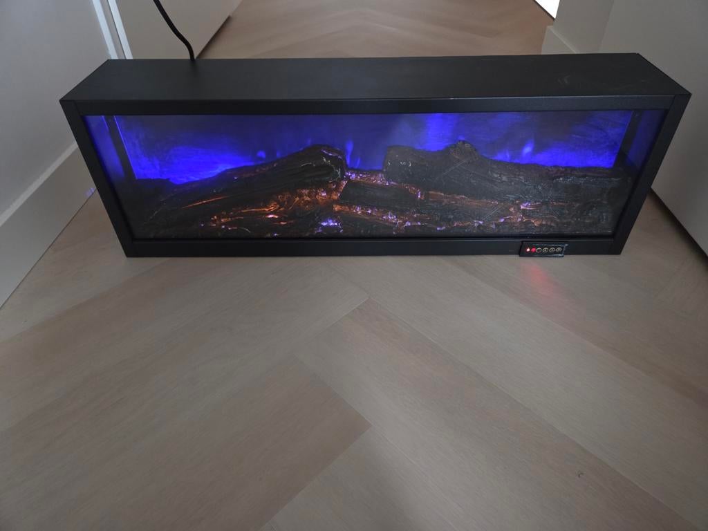 Sfeerhaard met knisperend houtgeluid - 79,5x16x26 cm, Overige soorten, Elektrisch, Nieuw, Ophalen of Verzenden