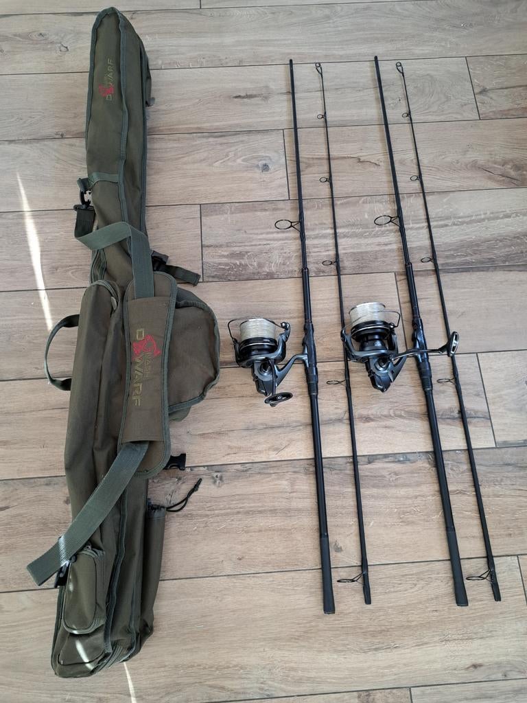 Karperset stalkerset dwarf+ultegra 14000 ci4, Watersport en Boten, Ophalen of Verzenden, Complete set