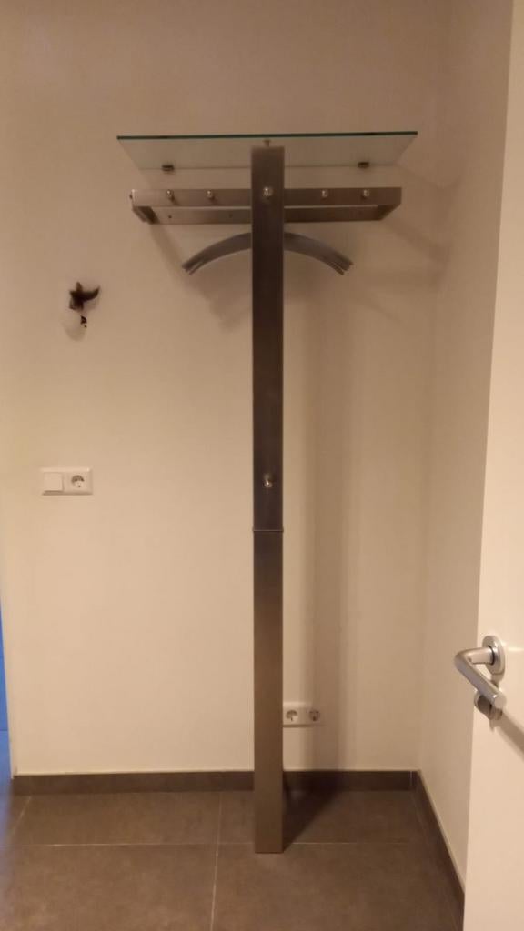 Nette moderne RVS kapstok, Huis en Inrichting, Woonaccessoires | Kapstokken, Zo goed als nieuw, Metaal, 150 tot 200 cm, Ophalen