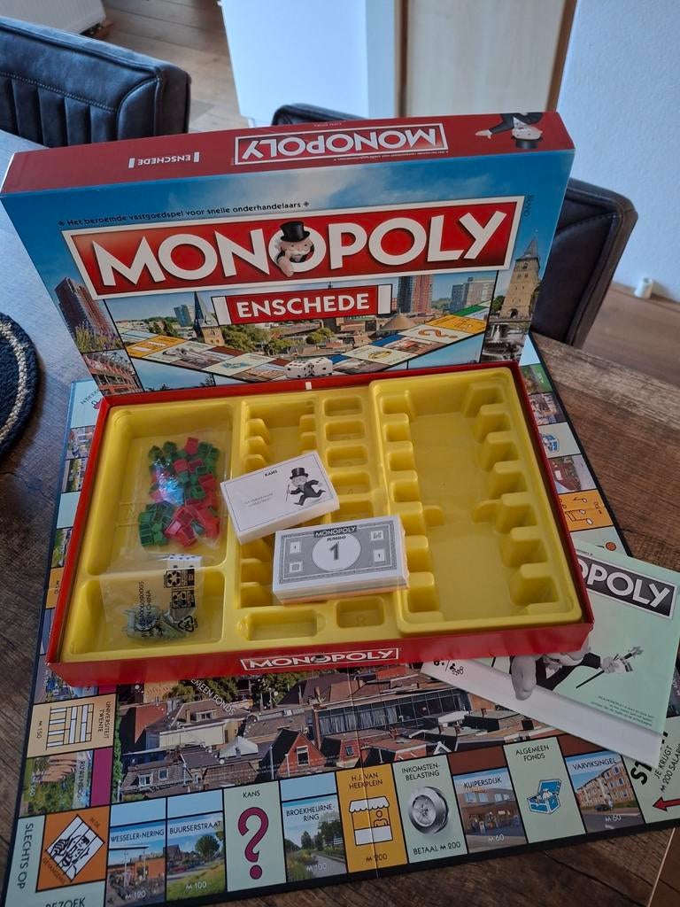 Monopoly Enschede, Hobby en Vrije tijd, Gezelschapsspellen | Bordspellen, Ophalen of Verzenden, Nieuw