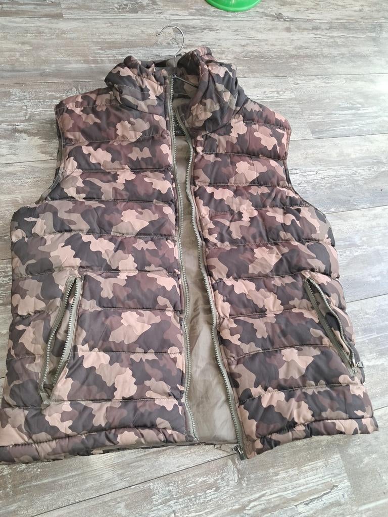 Mouwloos camouflage vest maat XXL, Kleding | Heren, Bodywarmers, J.D.L star, Overige maten, Ophalen of Verzenden, Grijs